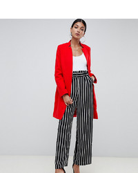 Missguided Tall Formal Coat In Red