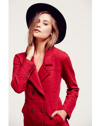 Free People Maxi Double Breast Sweater Coat