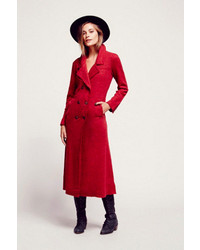 Free People Maxi Double Breast Sweater Coat