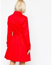Helene Berman Red Trench Coat