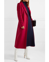 Gabriela Hearst Joaquin Double Breasted Pleated Cashmere Coat