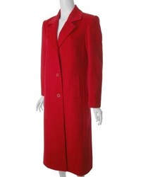 ADI Jonathan Michl By Full Length Red Wool Coat