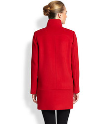 Diane von Furstenberg Lauren Stand Collar Coat