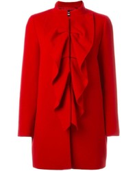 Moschino Boutique Frill Detail Coat