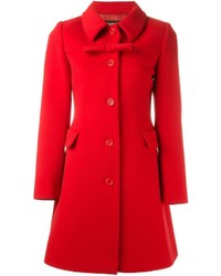 Moschino Boutique Front Bow Fitted Coat