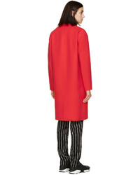Rag & Bone Red Wool Blankett Coat