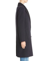 Tibi Reversible Double Face Wool Angora Long Coat