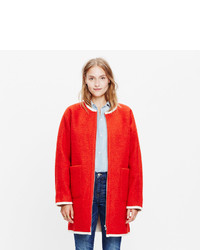 Madewell Sherpa Lined Cocoon Coat
