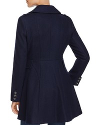 Via Spiga Skirted Double Breasted Button Front Coat