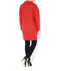 Wallis Red Relaxed Coat