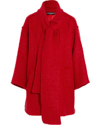 Dolce & Gabbana Wool Blend Boucl Coat