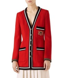 Gucci Wool Sable Long Jacket