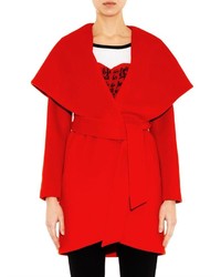 Diane von Furstenberg Wrap Wool Coat
