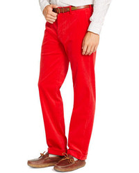 Red Corduroy Dress Pants