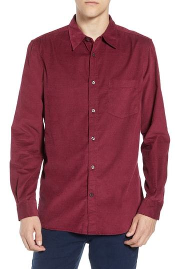 French Connection 28 Wales Regular Fit Corduroy Shirt, $43 