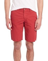 Red Cotton Shorts