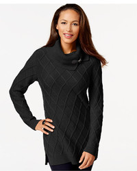 Charter Club Diamond Knit Tunic Sweater Only At Macys