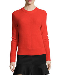 Rag & Bone Alexis Cashmere Pullover Sweater Fiery Red