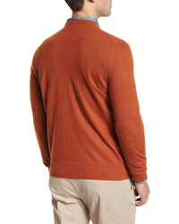 Loro Piana Baby Cashmere Crewneck Sweater Orange