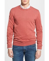 Boss Orange Kladio Stonewashed Crewneck Sweater Red Medium