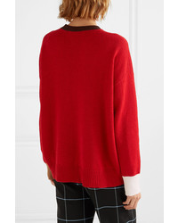 Marni Color Block Cashmere Sweater