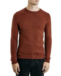 Topman Crewneck Sweater Size Large Metallic