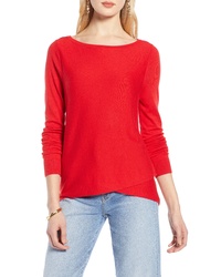 Halogen Crossover Front Knit Sweater