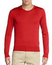 Dolce & Gabbana Silk Crewneck Sweater
