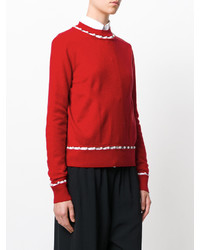 Givenchy Faux Pearl Trim Jumper