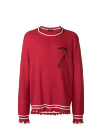 Riccardo Comi Frayed Hem Sweater