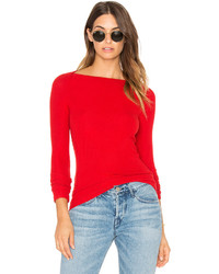 Gettingbacktosquareone St Germain Sweater In Red