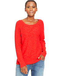 Eileen Fisher Heathered Boat Neck Sweater