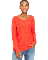 Eileen Fisher Heathered Boat Neck Sweater