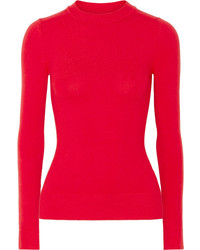 Joostricot Stretch Cotton Blend Sweater Red