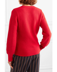 Tory Burch Kennedy Ribbed Knit Sweater