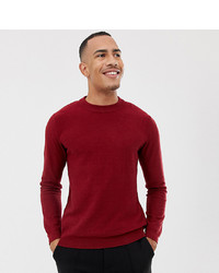 Selected Homme Knitted Jumper In Cotton Cashmere Mix