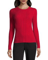 Liz Claiborne Long Sleeve Crew Neck Pullover Sweater