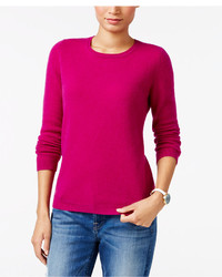 Charter Club Petite Cashmere Crew Neck Sweater Only At Macys