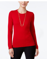 Charter Club Petite Cashmere Crew Neck Sweater Only At Macys