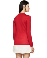 Giambattista Valli Red Cashmere Sweater