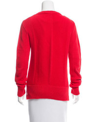 Derek Lam Red Crew Neck Sweater