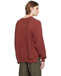 Jan Jan Van Essche Red Crewneck Sweater
