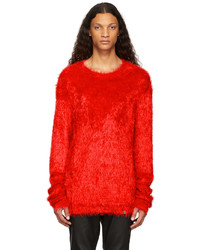 1017 Alyx 9Sm Red Shag Knit Sweater