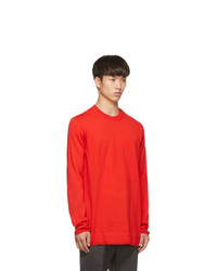 Comme Des Garcons SHIRT Red Wool Gauge 14 Sweater