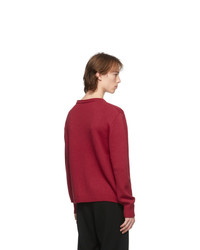Judy Turner Red Wool Meers Sweater