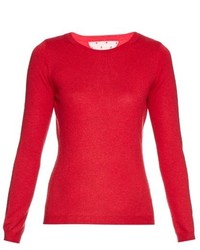 RED Valentino Redvalentino Crew Neck Cashmere And Silk Blend Sweater