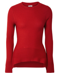 Tome Ribbed Merino Wool Silk And Cashmere Blend Sweater
