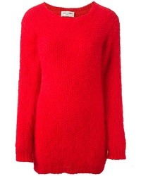 Saint Laurent Thick Knit Long Sweater