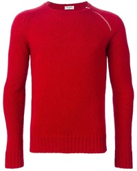 Saint Laurent Zip Detail Sweater