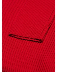 RED Valentino Side Slit Ruffle Sweater